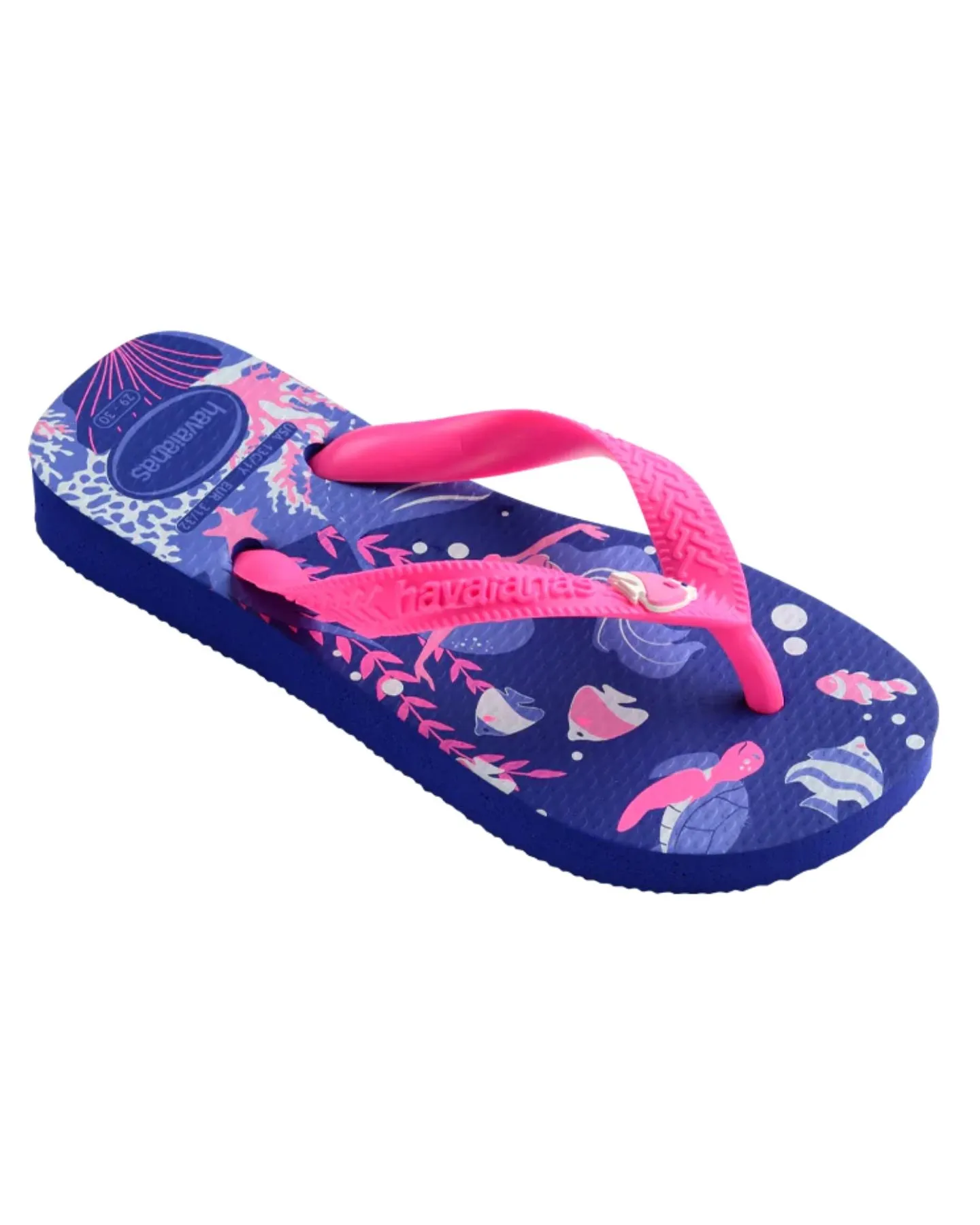 Havaianas Kids' Top Fantasy Thongs - Marine Blue