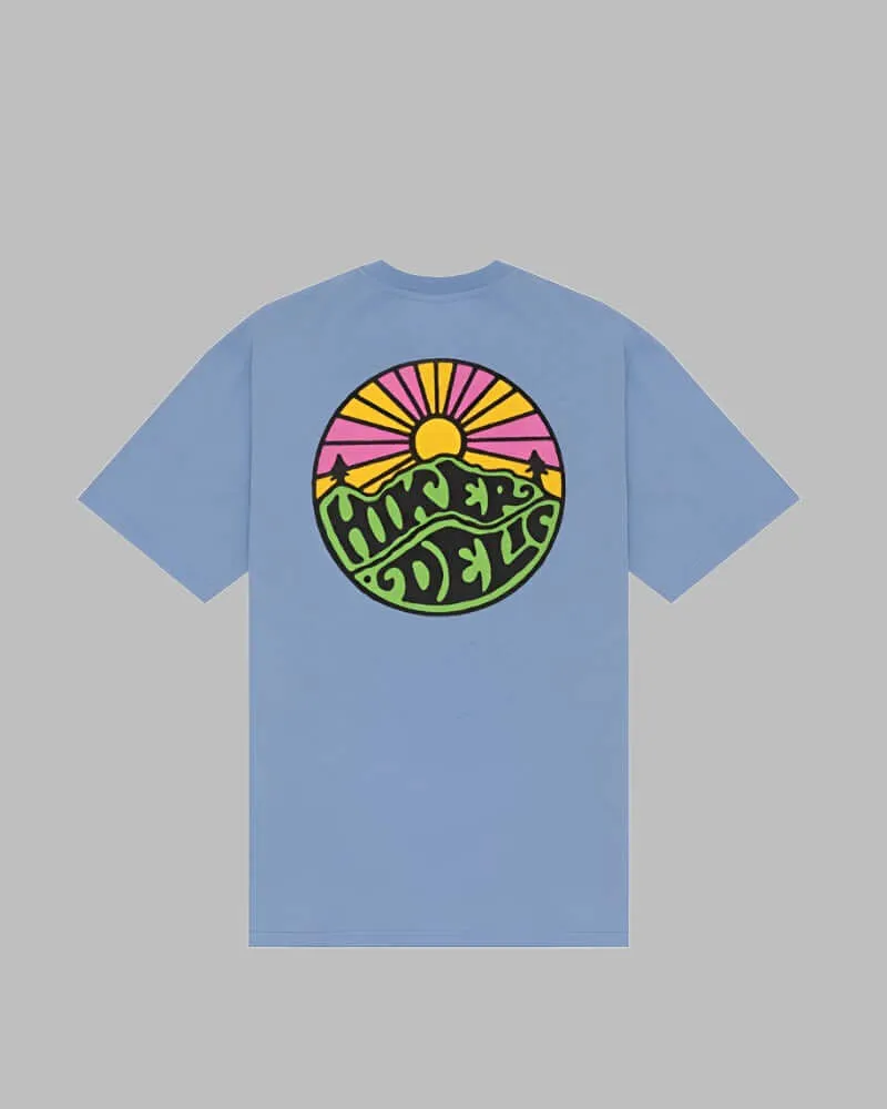 Hikerdelic Original Logo T Shirt Fjord Blue