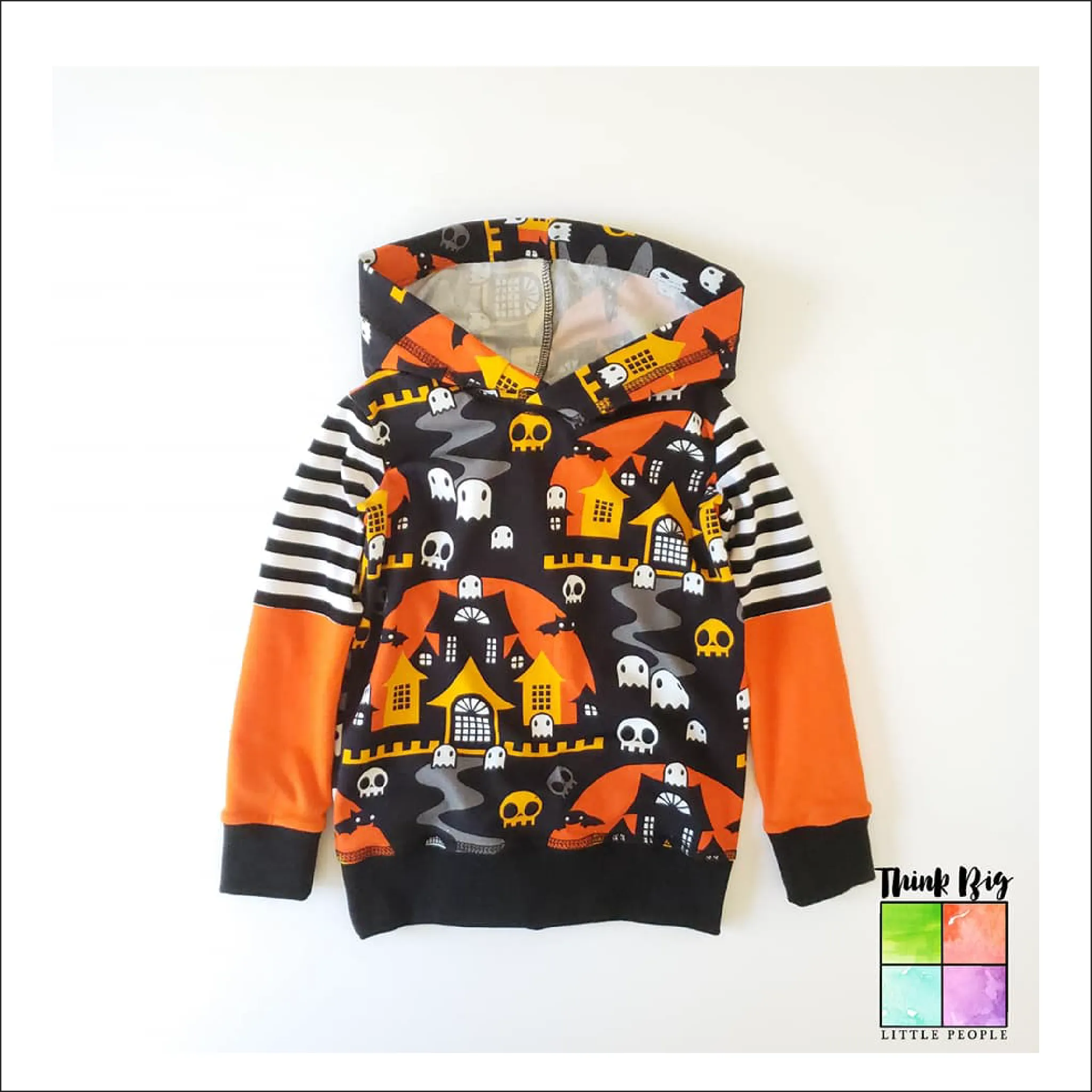 Hoodsport Hoodie | Baby to Big Kid Sizes 6M - 14 | Beginner Level Sewing Pattern