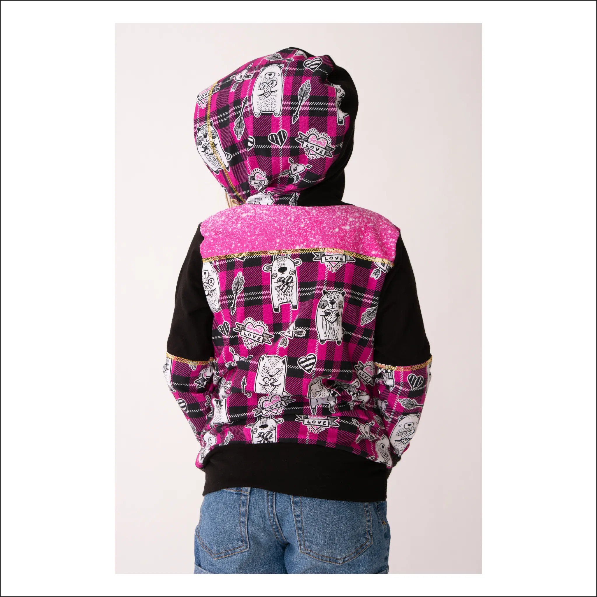 Hoodsport Hoodie | Baby to Big Kid Sizes 6M - 14 | Beginner Level Sewing Pattern