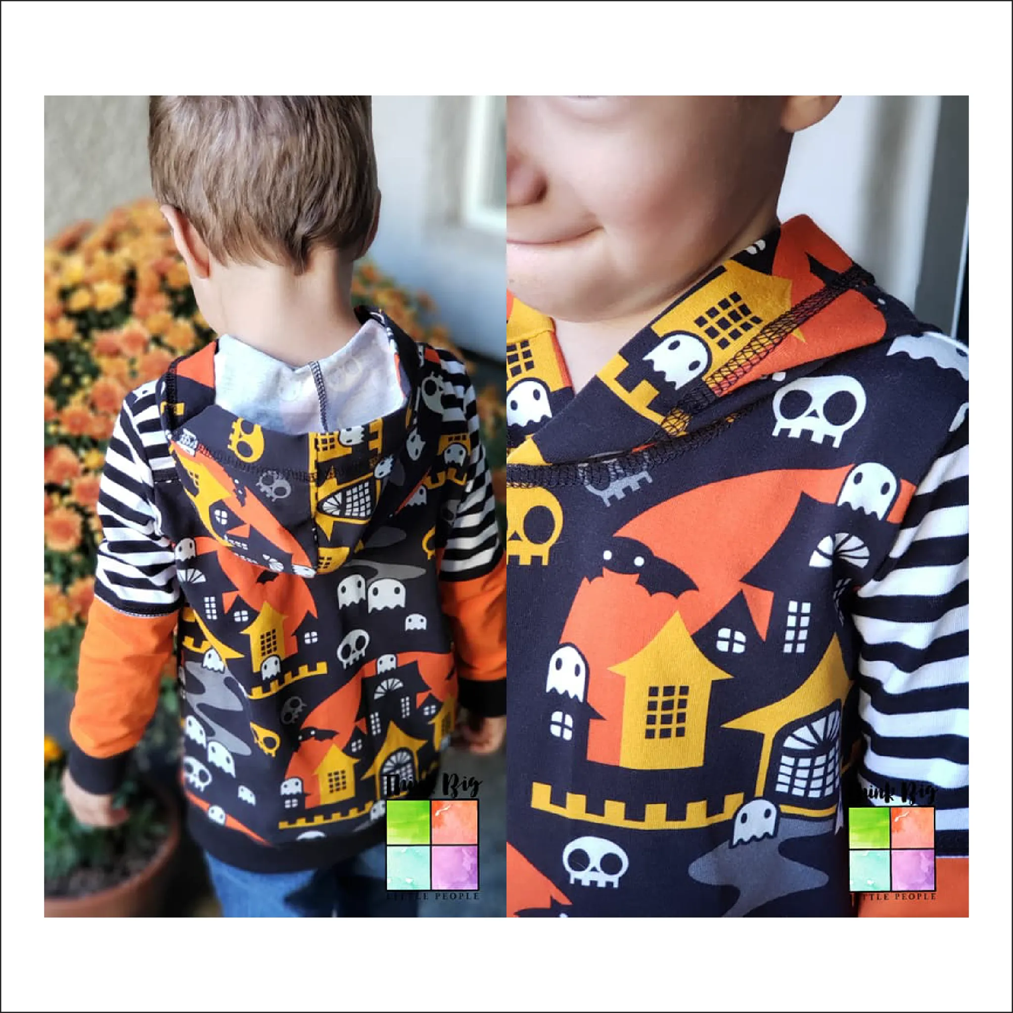 Hoodsport Hoodie | Baby to Big Kid Sizes 6M - 14 | Beginner Level Sewing Pattern