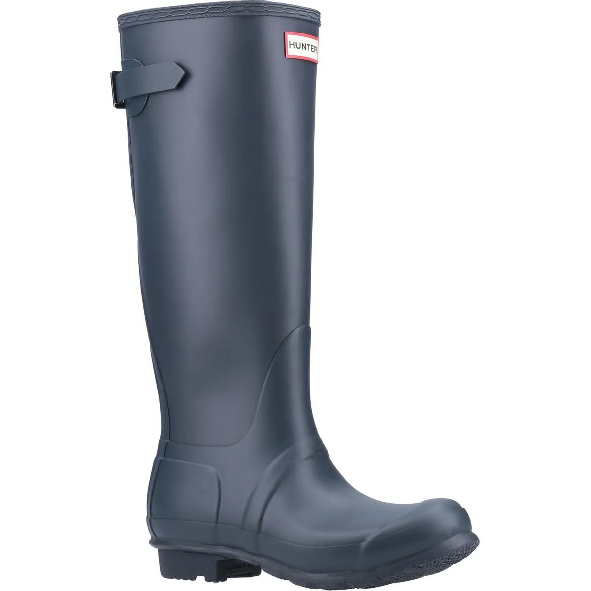 Hunter Original Tall Back Adjustable Wellington Boots Navy