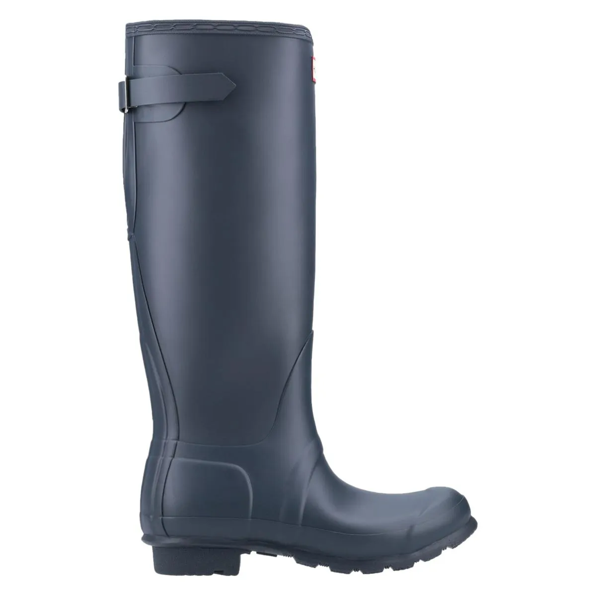 Hunter Original Tall Back Adjustable Wellington Boots Navy