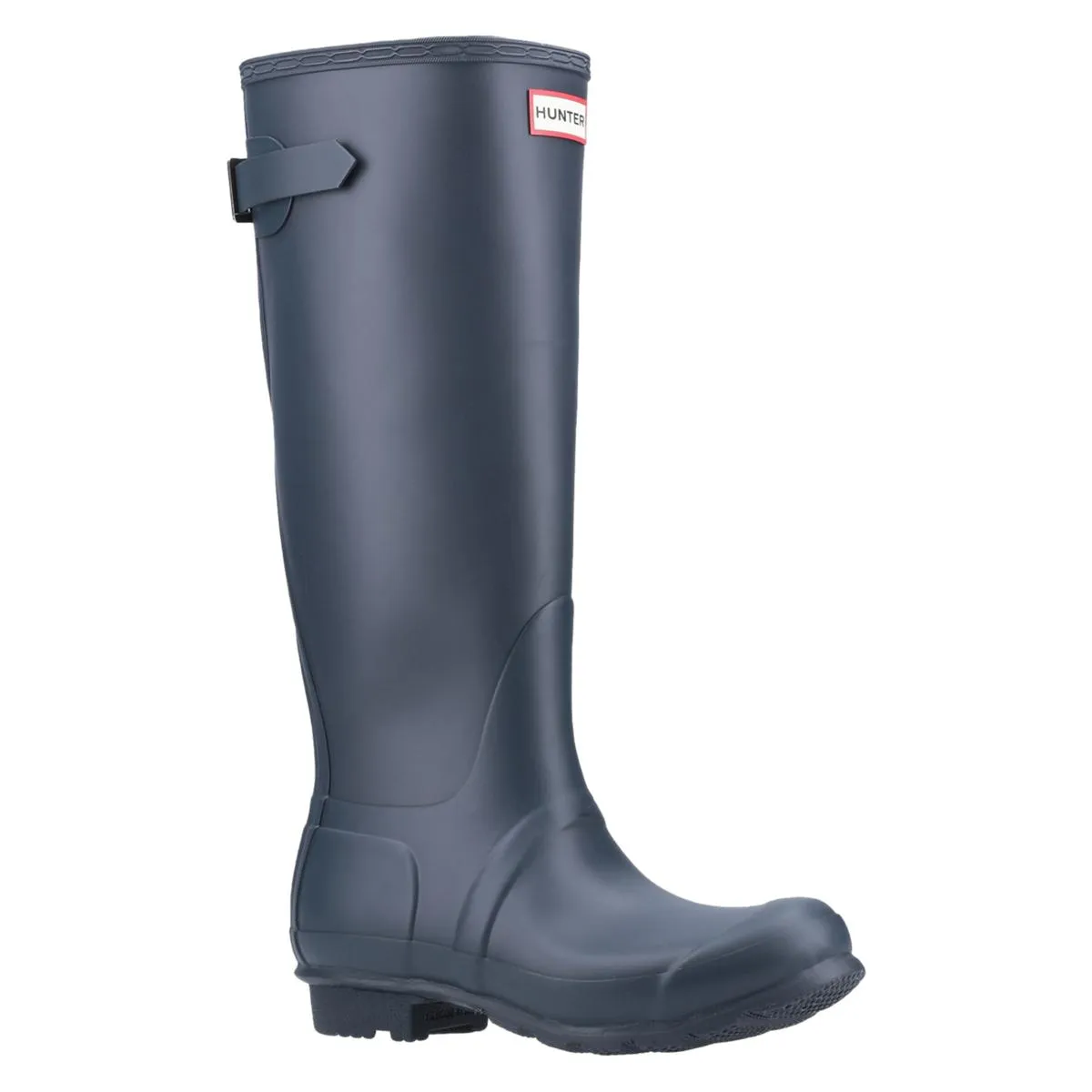 Hunter Original Tall Back Adjustable Wellington Boots Navy