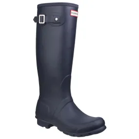 Hunter Original Tall Wellington Boots Navy