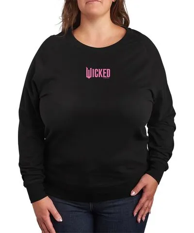 Hybrid Apparel Plus Size Wicked Pink Logo Graphic Pullover T-Shirt