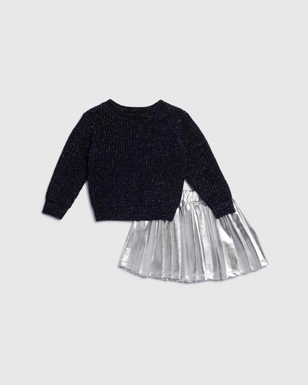 Infant Girl Glitter Sweater Skirt Set