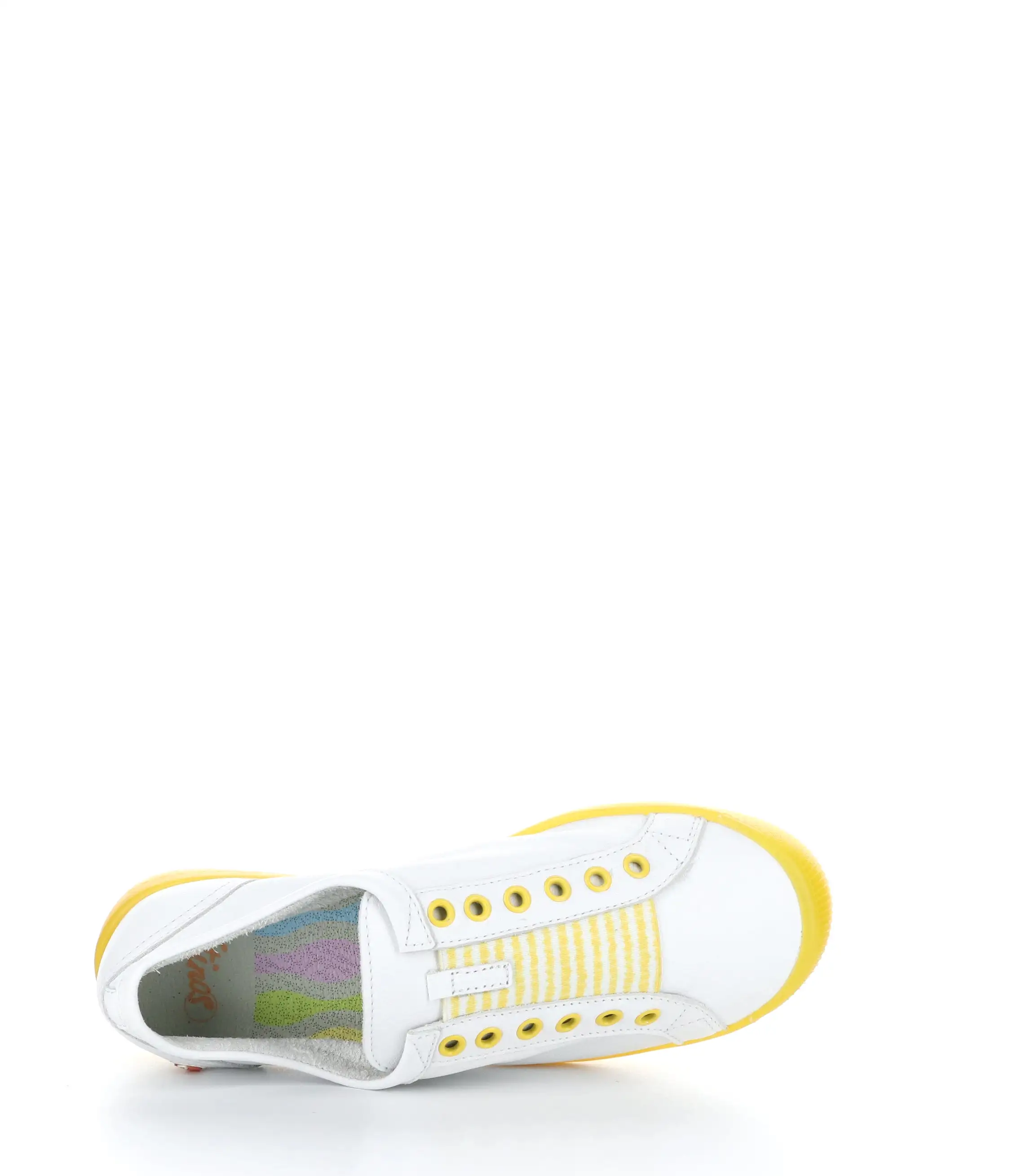 IRIT637SOF WHITE/YELLOW Round Toe Shoes