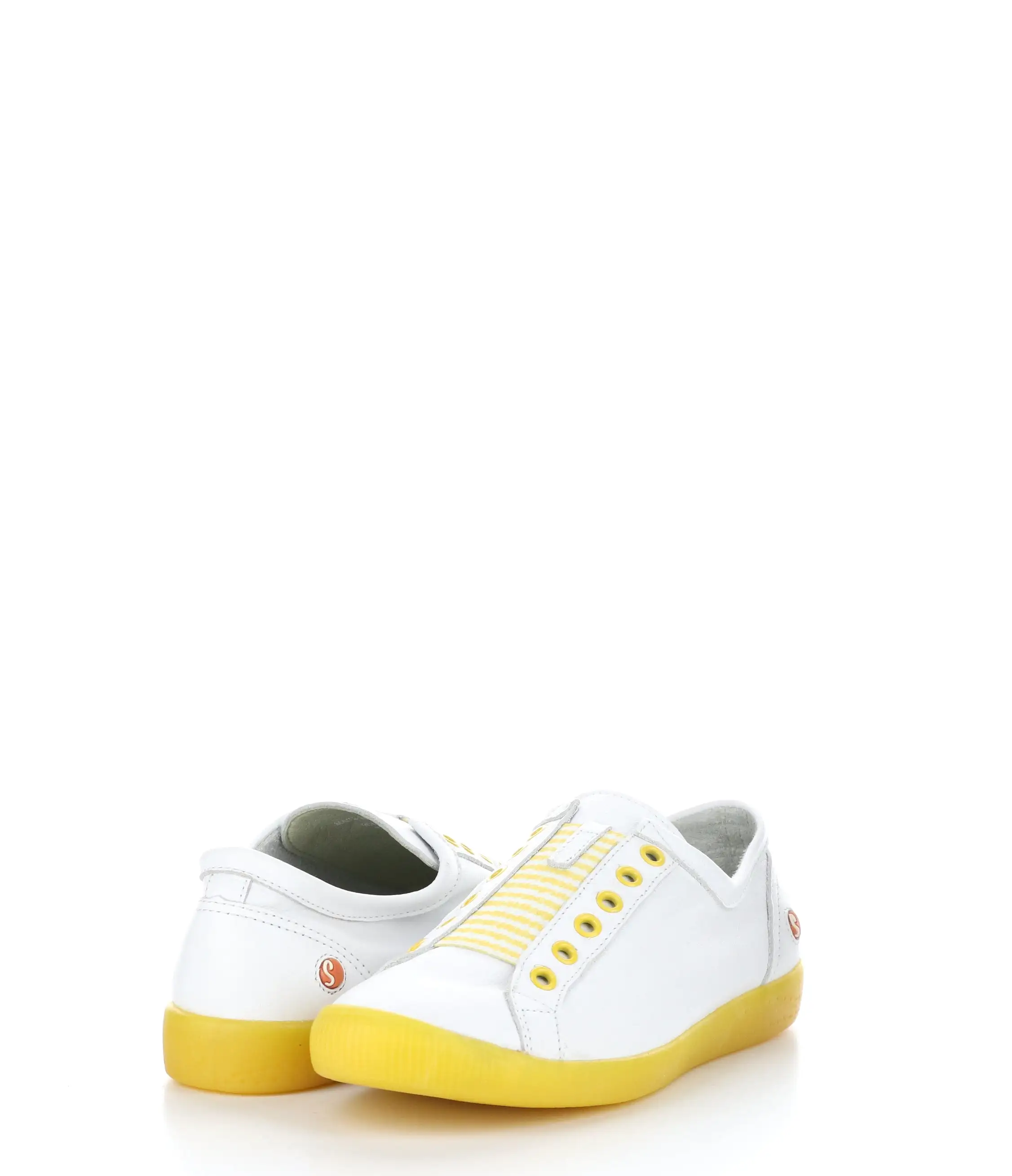 IRIT637SOF WHITE/YELLOW Round Toe Shoes