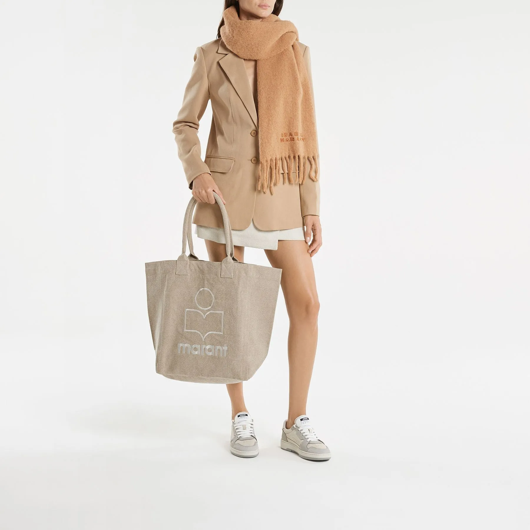 Isabel Marant  Yenky Gz Tote Bag - Isabel Marant - Cotton - Beige