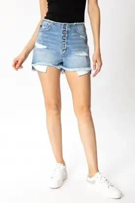 Kancan High Rise Mom Shorts