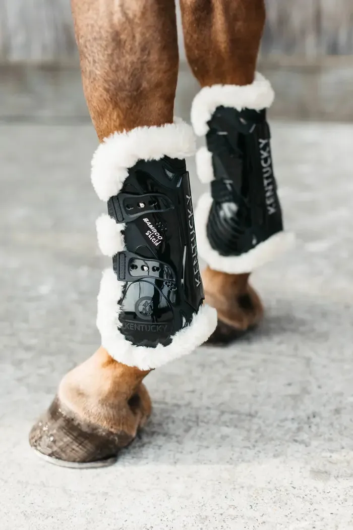 Kentucky Vegan Sheepskin Bamboo Elastic Tendon Boots