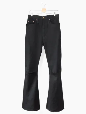 Kozaburo AW20 Black Long 3D Bootcut Jeans