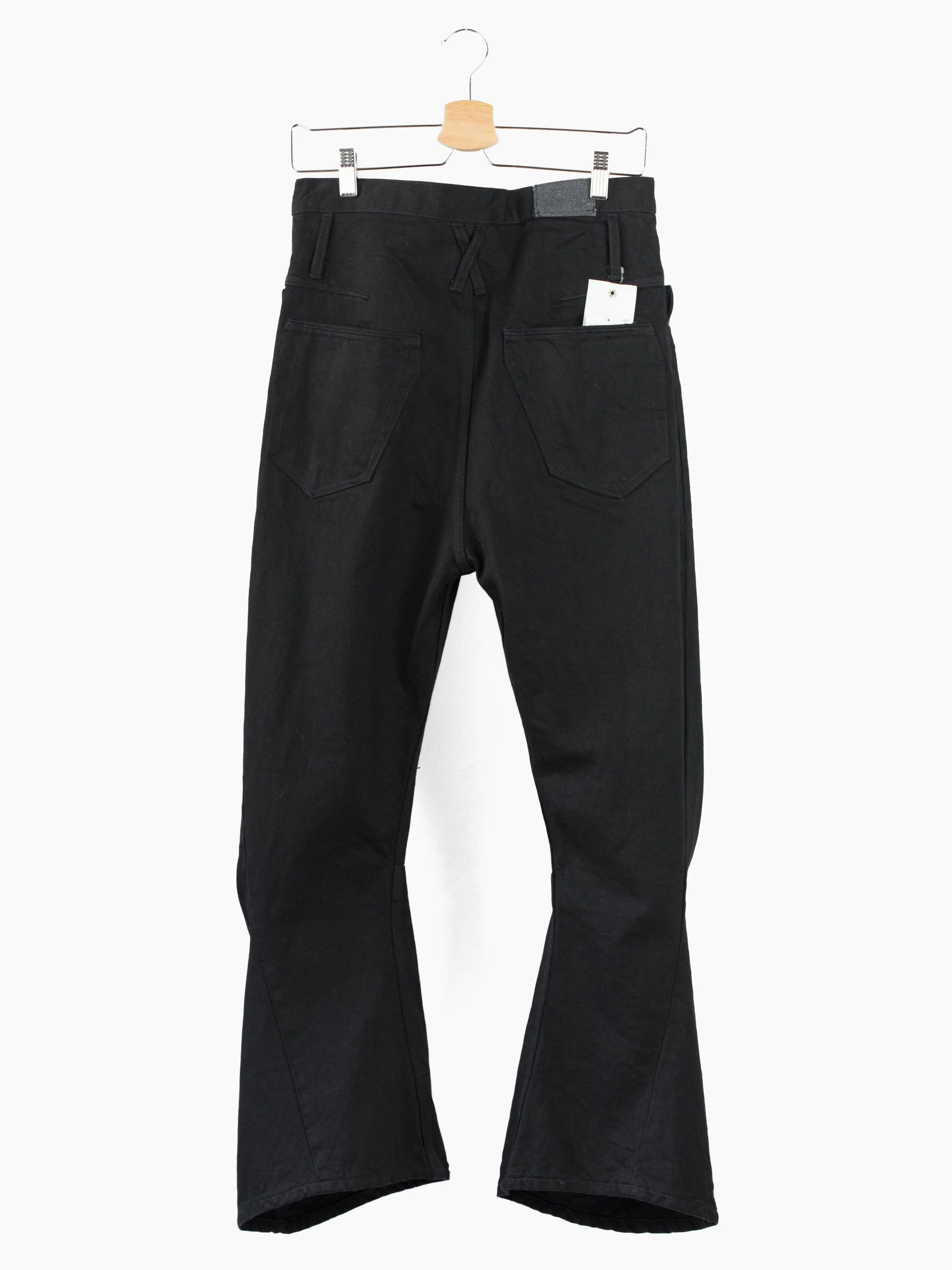 Kozaburo AW20 Overdyed Black Short 3D Bootcut