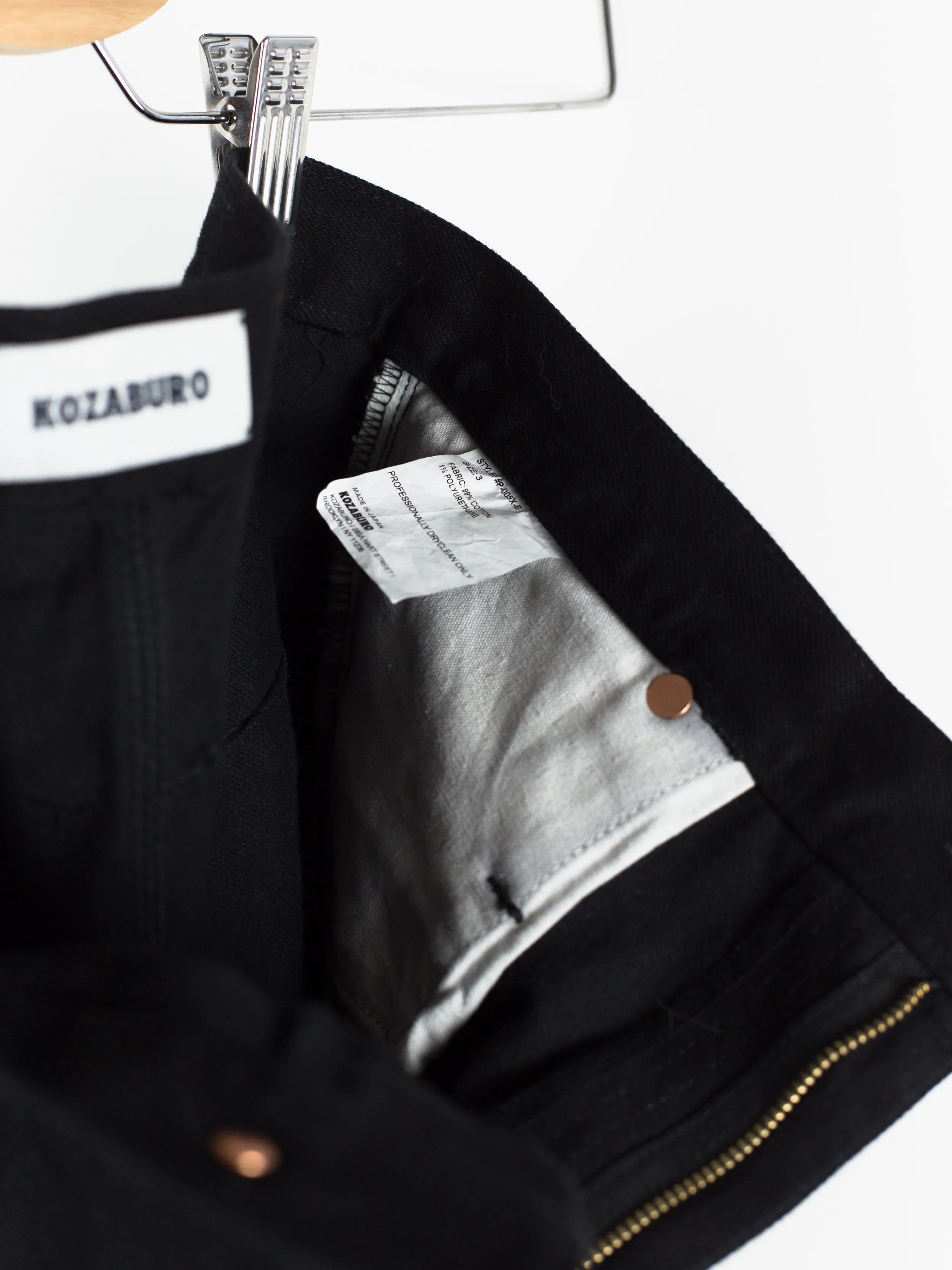 Kozaburo AW20 Overdyed Short 3D Bootcut