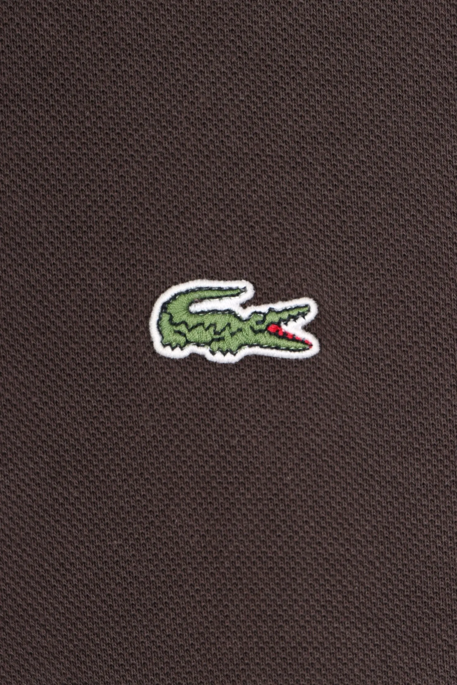 LACOSTE Dark Brown Classic Polo Shirt (L)