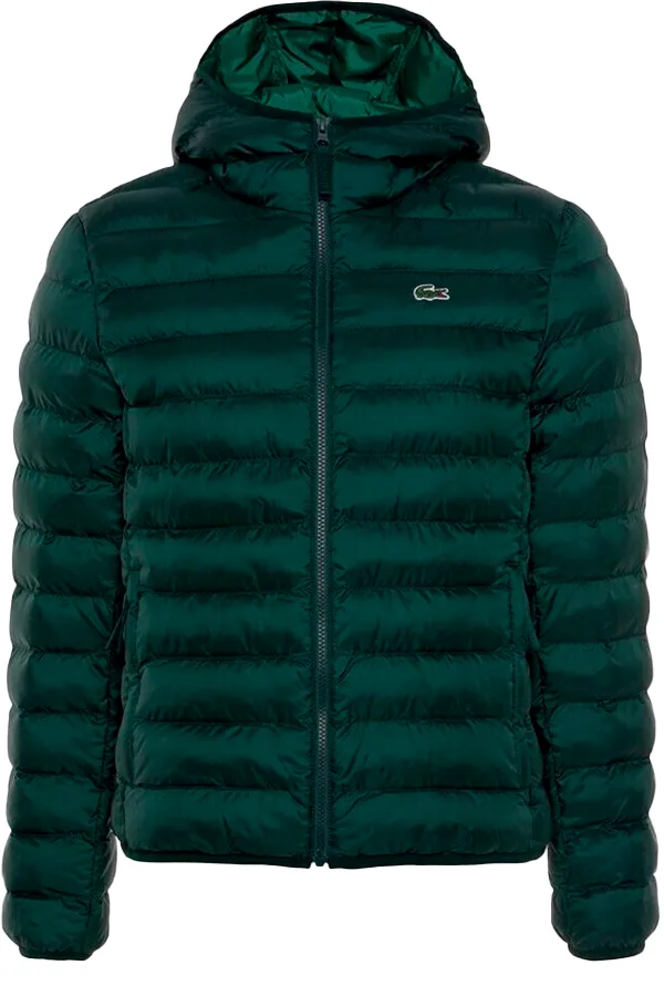 Lacoste Parka Hooded Jacket Green