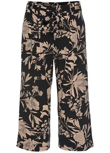 LASCANA Floral Print Culottes | Grattan