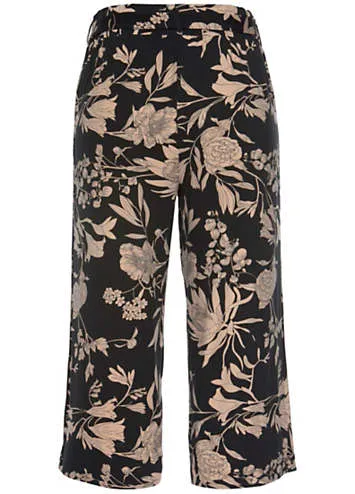 LASCANA Floral Print Culottes | Grattan