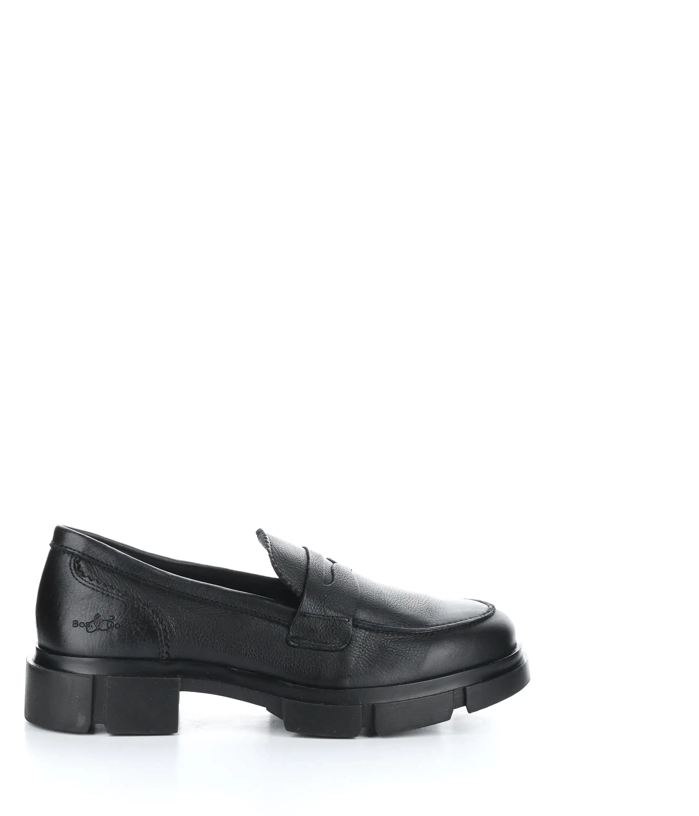 LAWN BLACK Slip-on Shoes