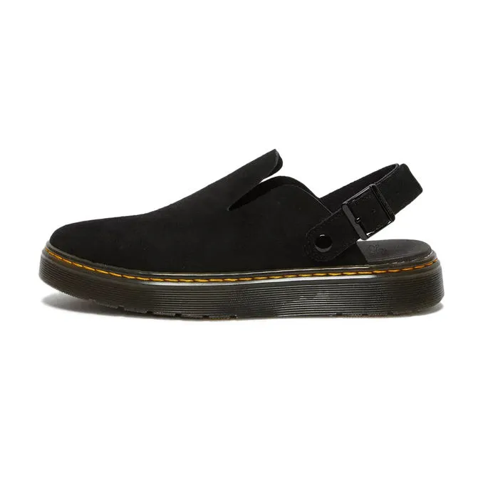 LEATHER MULES CARLSON Woman Black Suede 