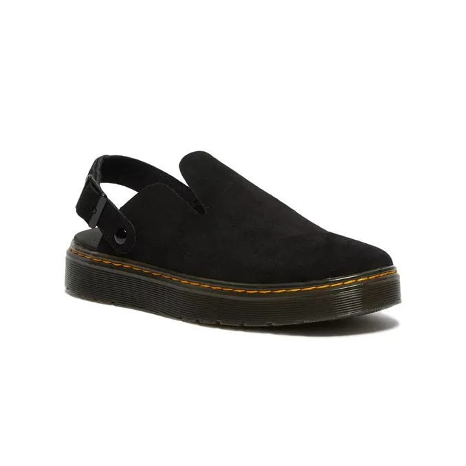 LEATHER MULES CARLSON Woman Black Suede 