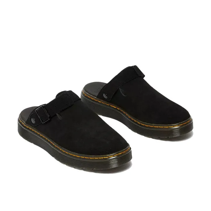 LEATHER MULES CARLSON Woman Black Suede 