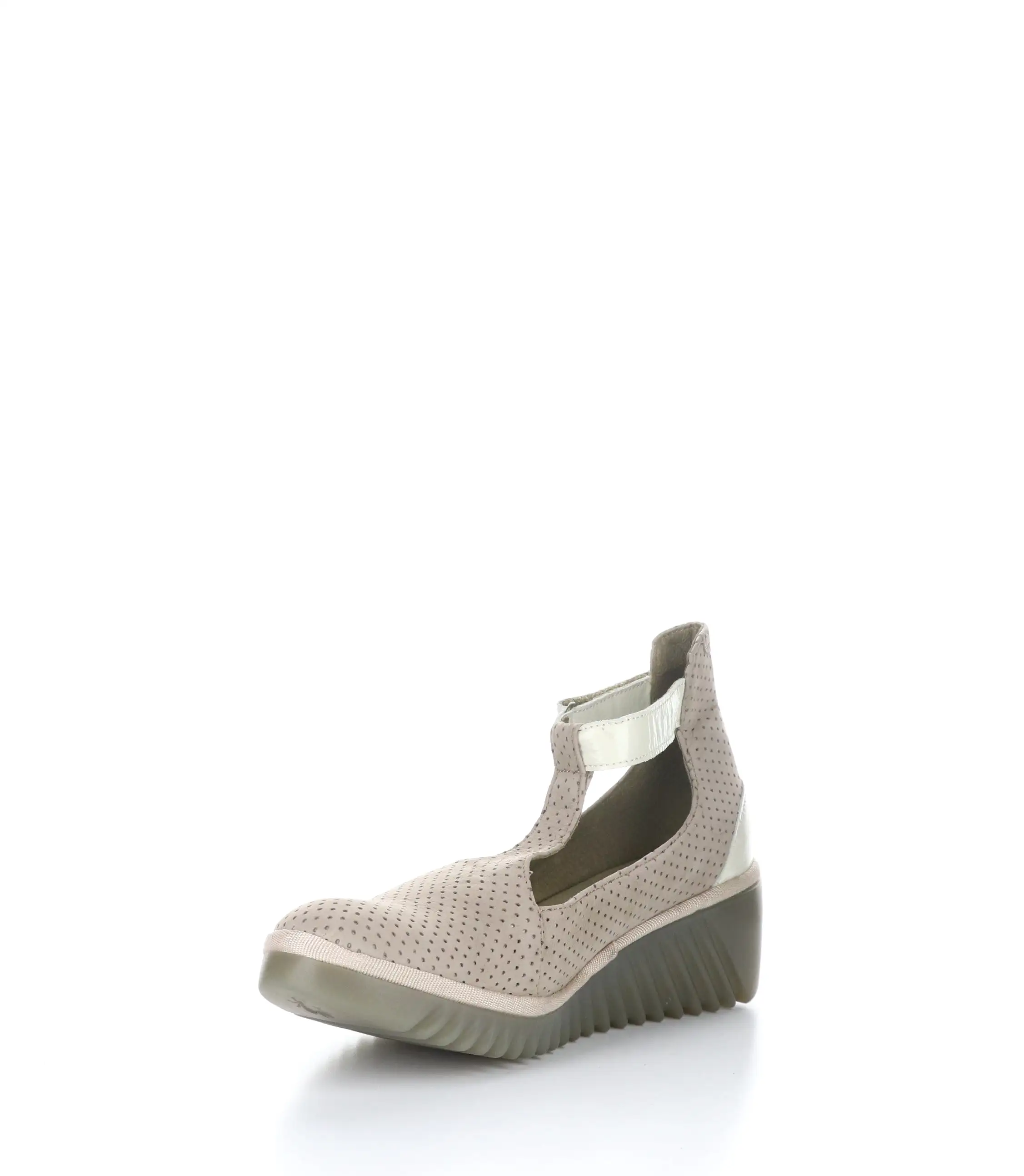 LEDA359FLY CONCRETE/OFFWHT Wedge Shoes