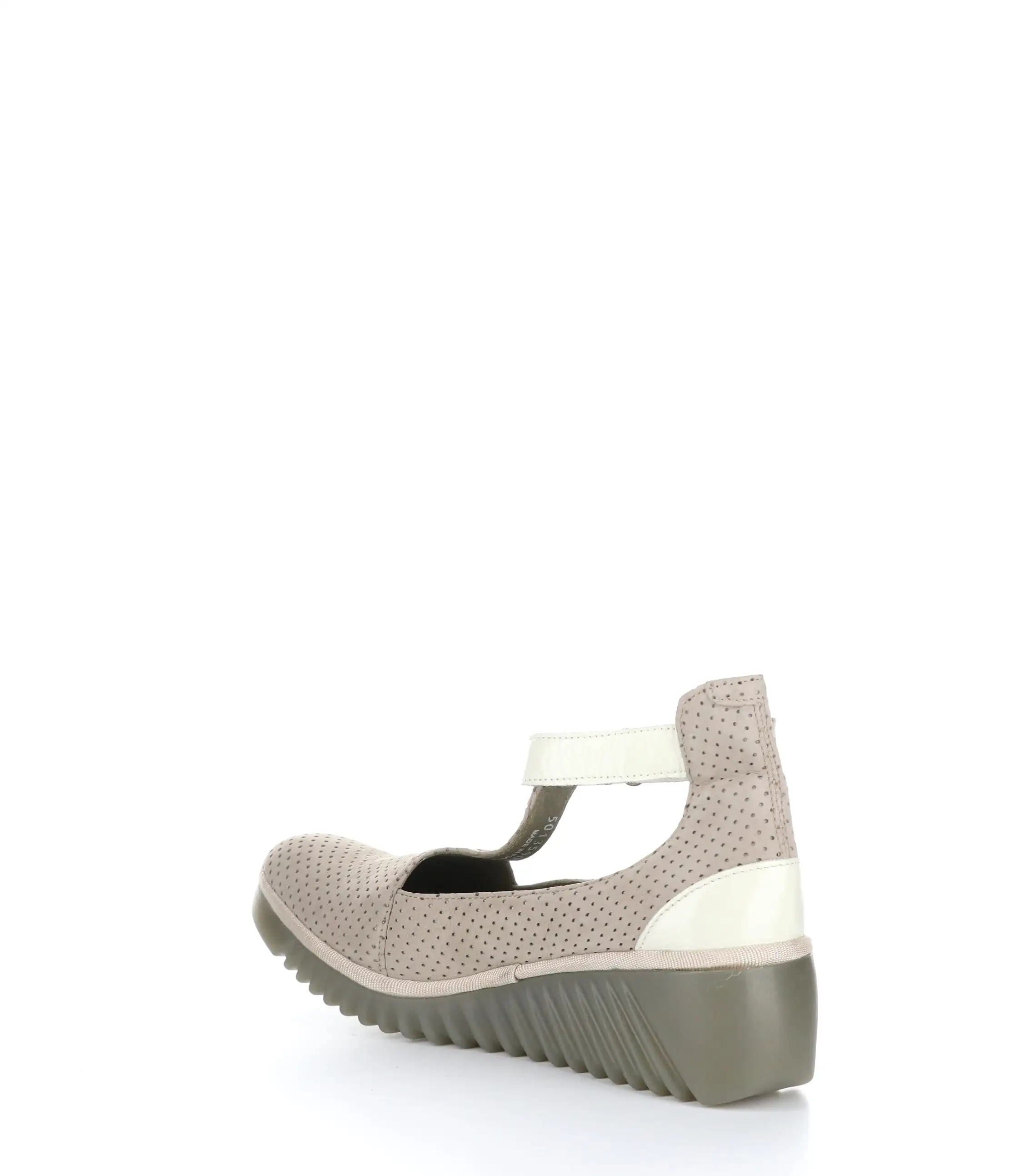 LEDA359FLY CONCRETE/OFFWHT Wedge Shoes