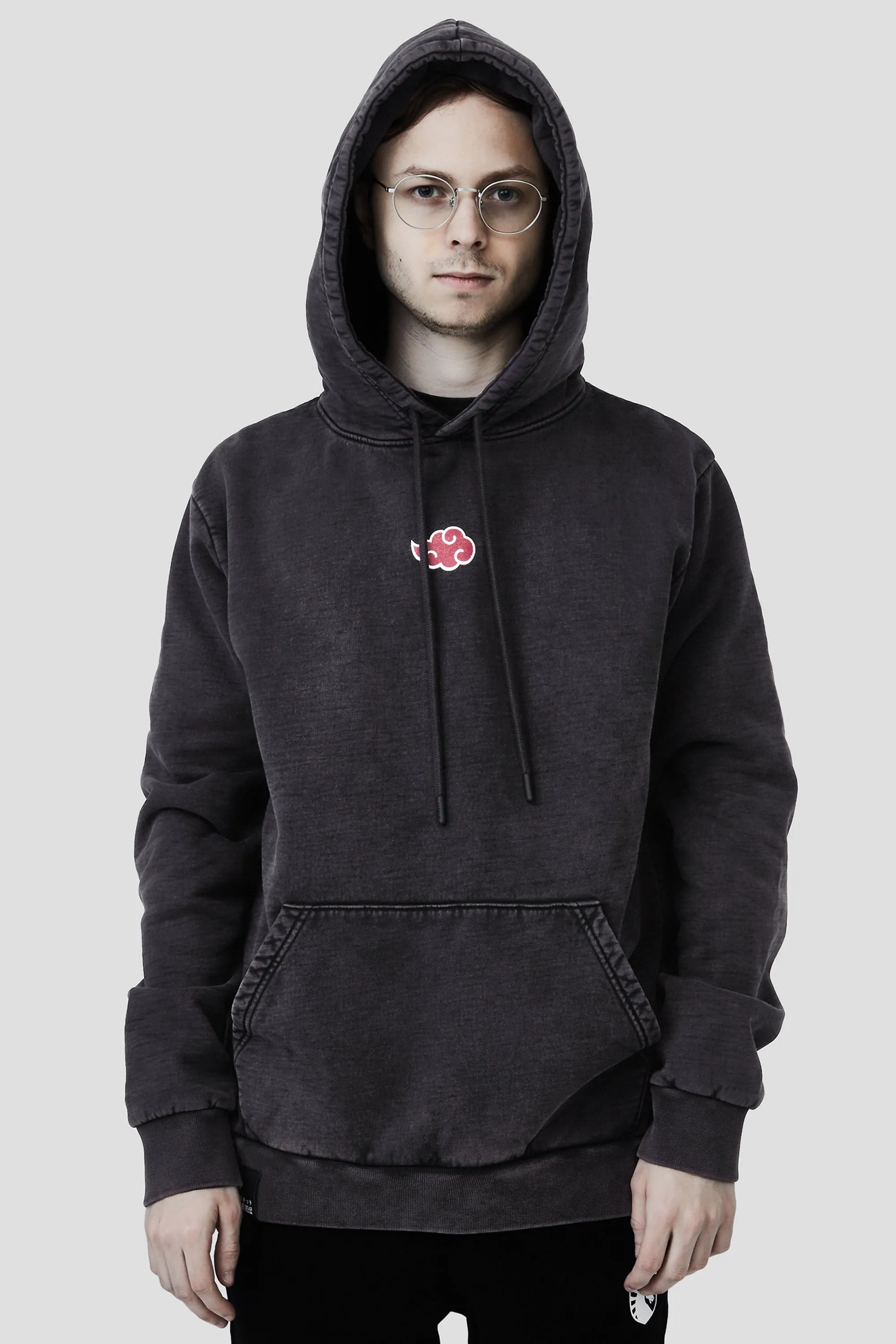 LIQUID x NARUTO ITACHI MINERAL PULLOVER HOODIE