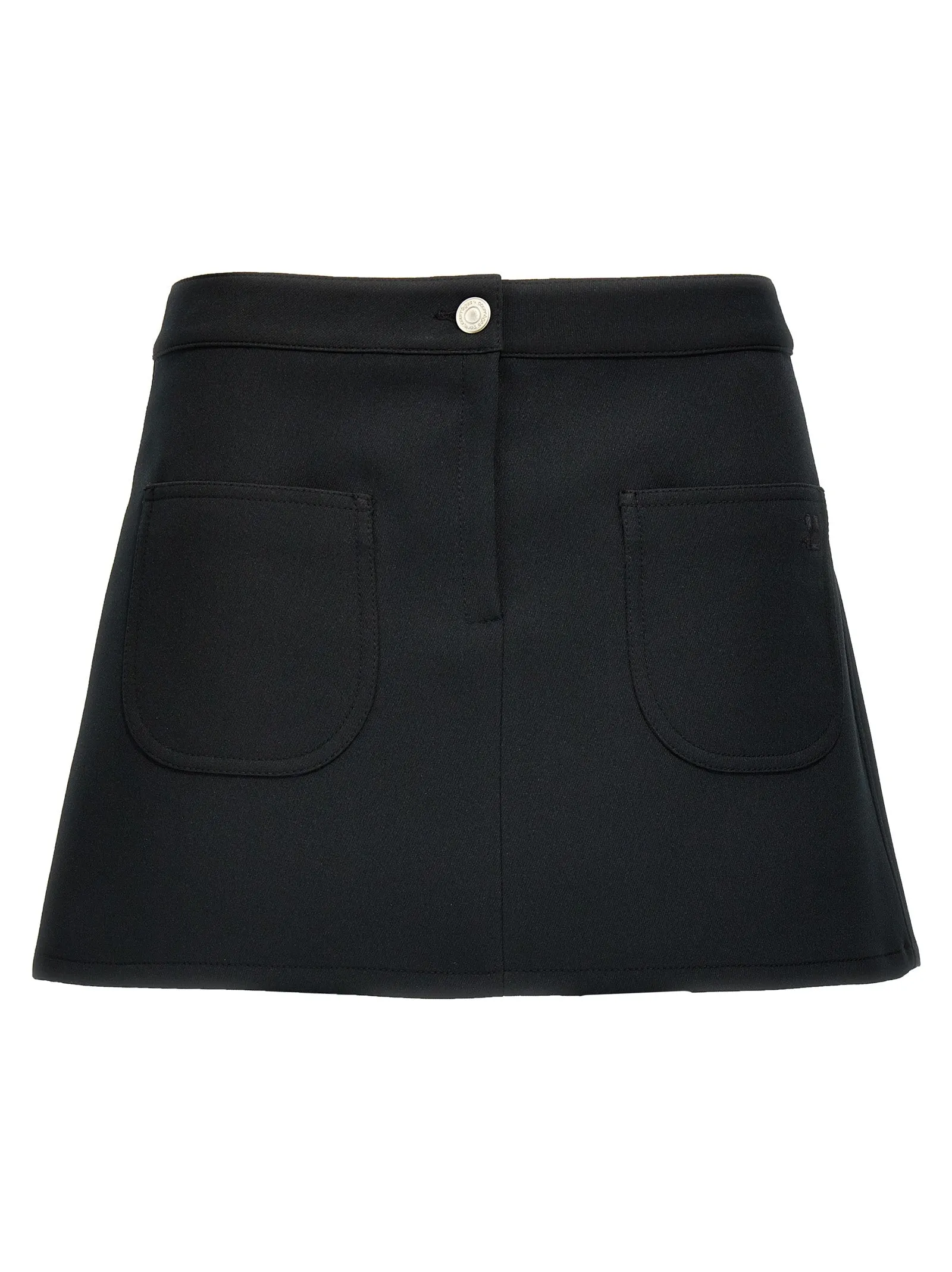 Logo Twill Skirt Skirts Black