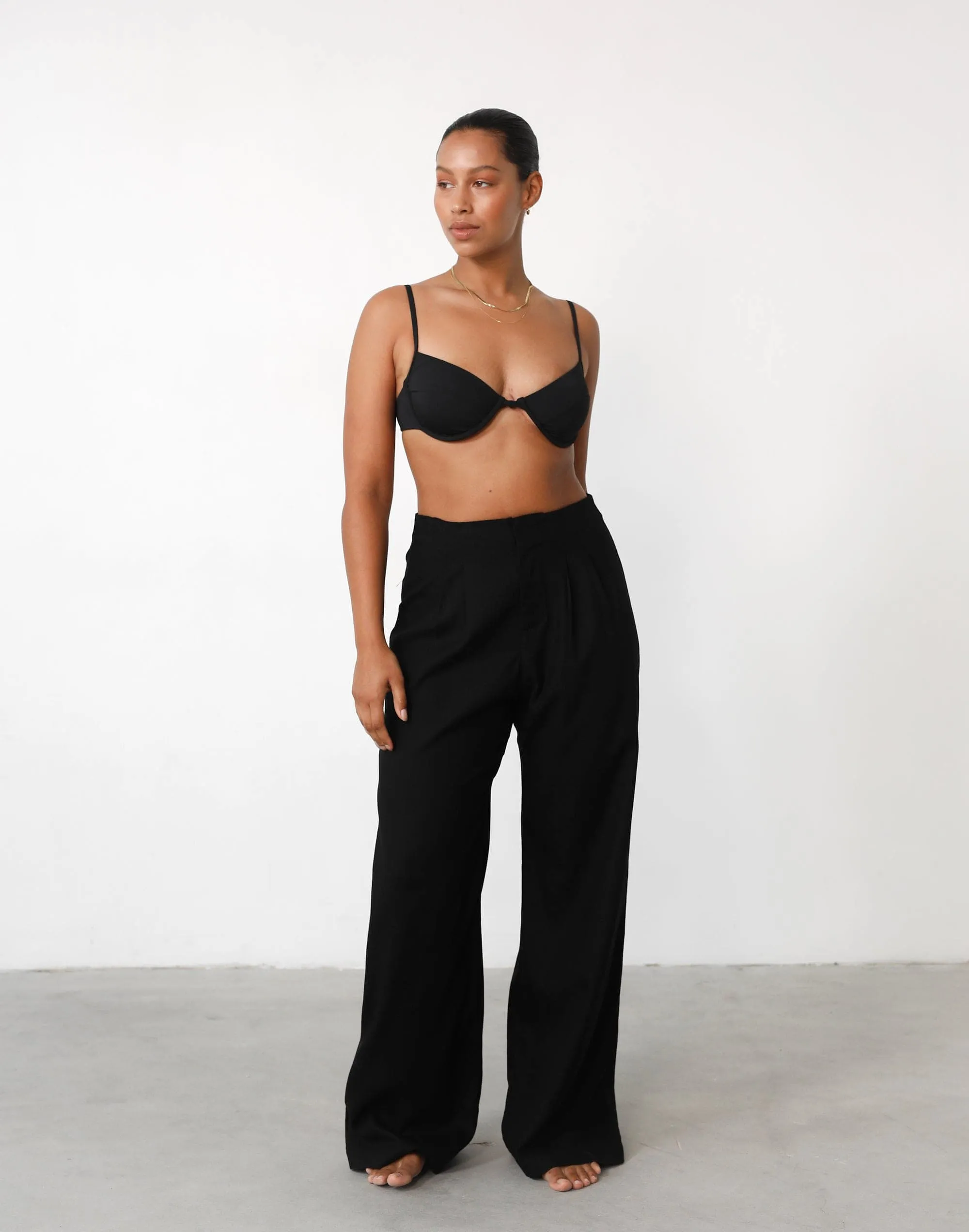 Mckenzie Linen Pants (Black)