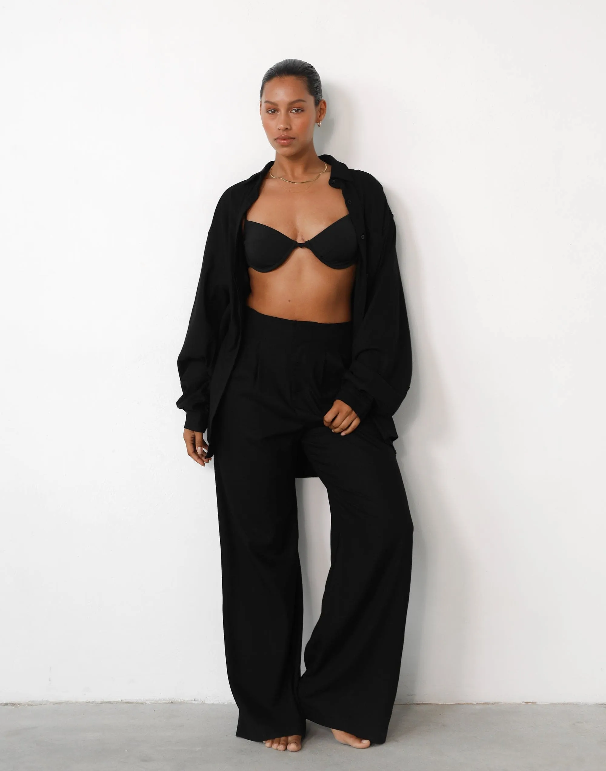 Mckenzie Linen Pants (Black)