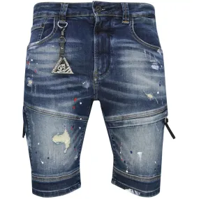 Men's 24K Gold Denim Shorts