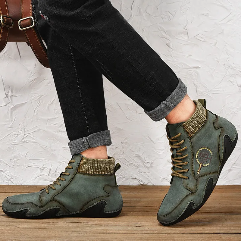 Men's Handmade Slip Resistant Ankle Boots