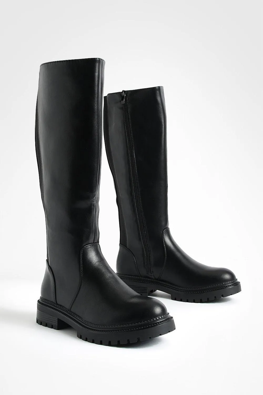 Minimal Chuny Flat Knee High Boots