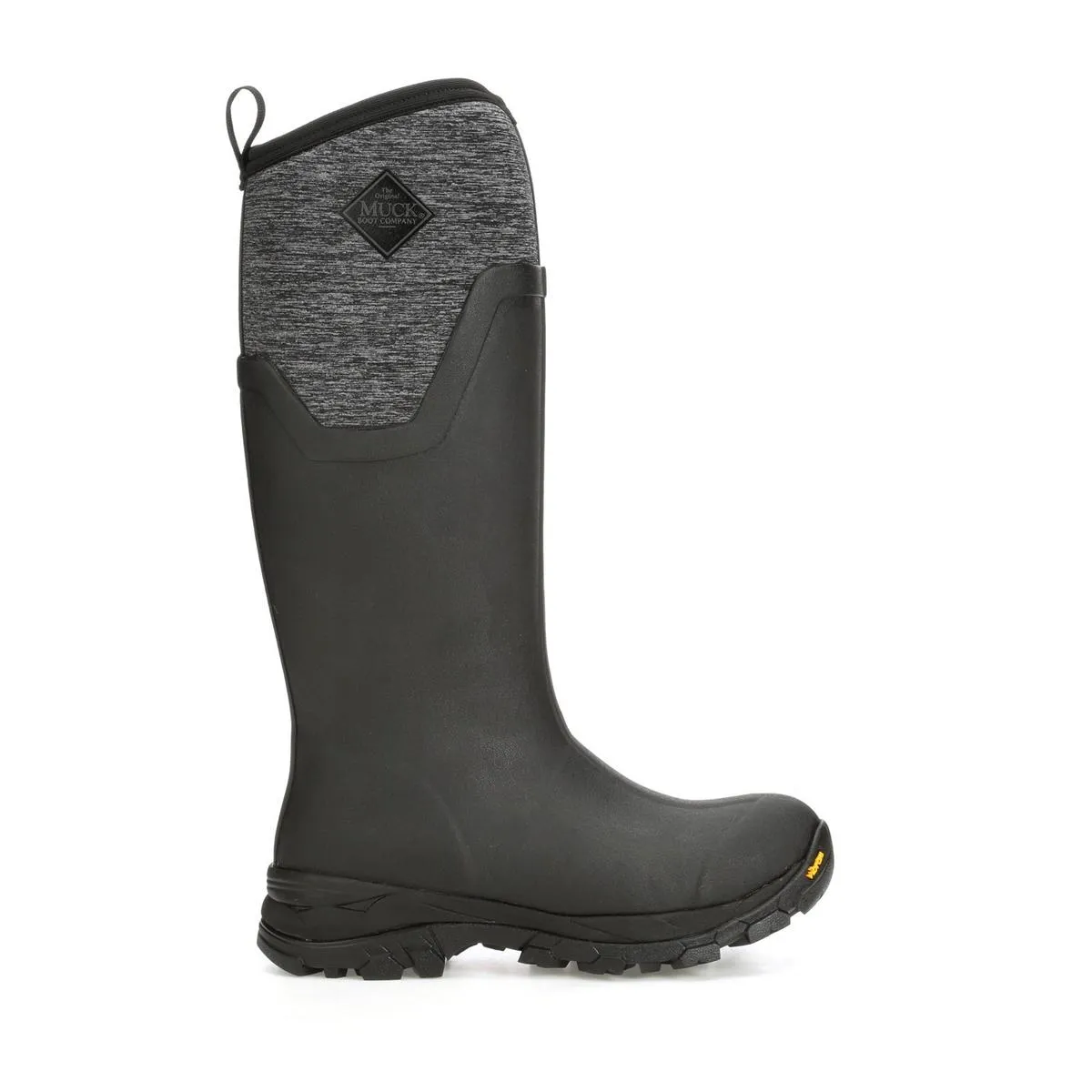 Muck Boots Arctic Ice Tall Wellingtons Black/Jersey Heather