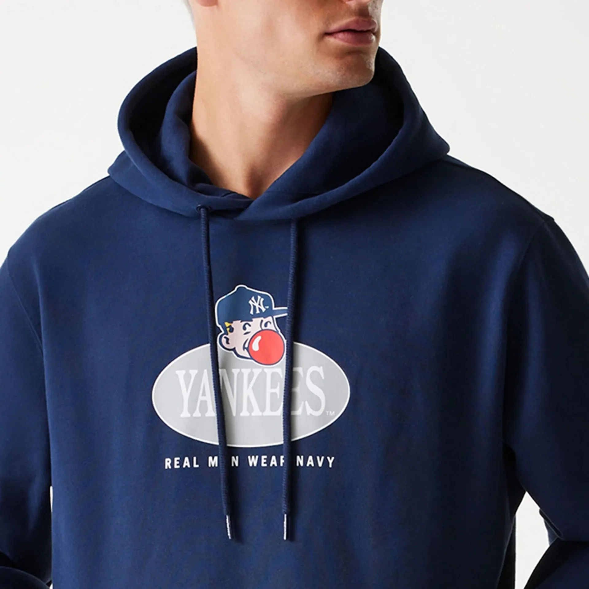 New York Yankees Korea Navy Pullover Hoodie