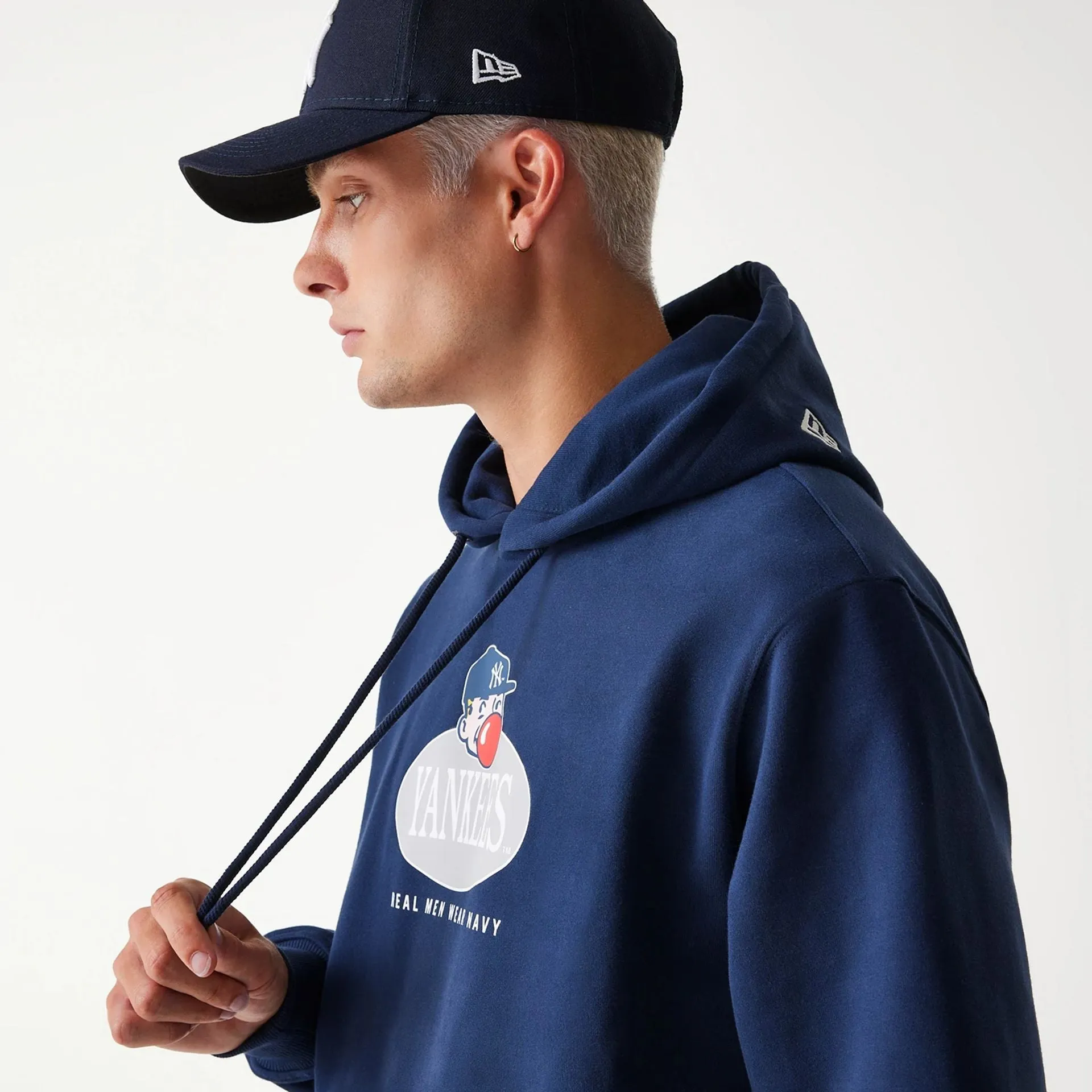 New York Yankees Korea Navy Pullover Hoodie