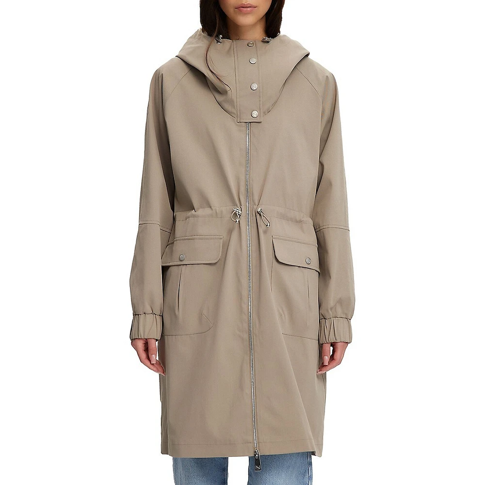 Noize Alma Long Length Raincoat