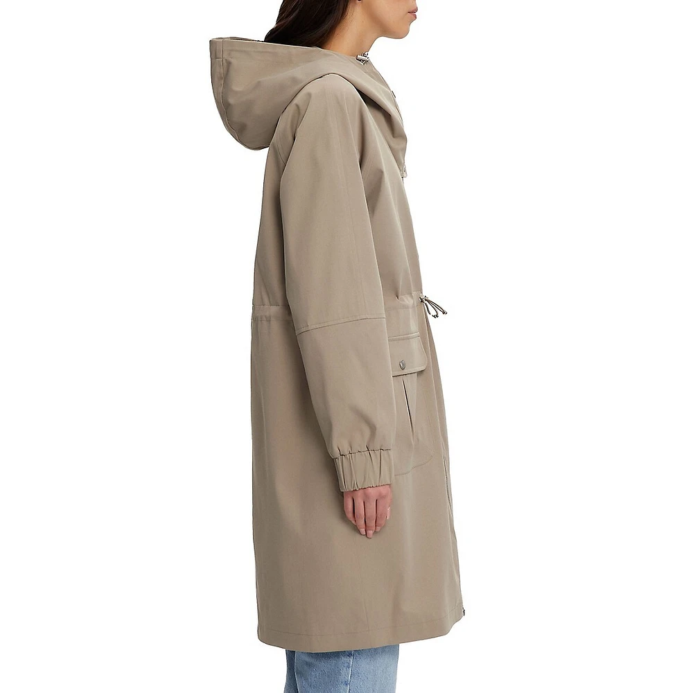 Noize Alma Long Length Raincoat