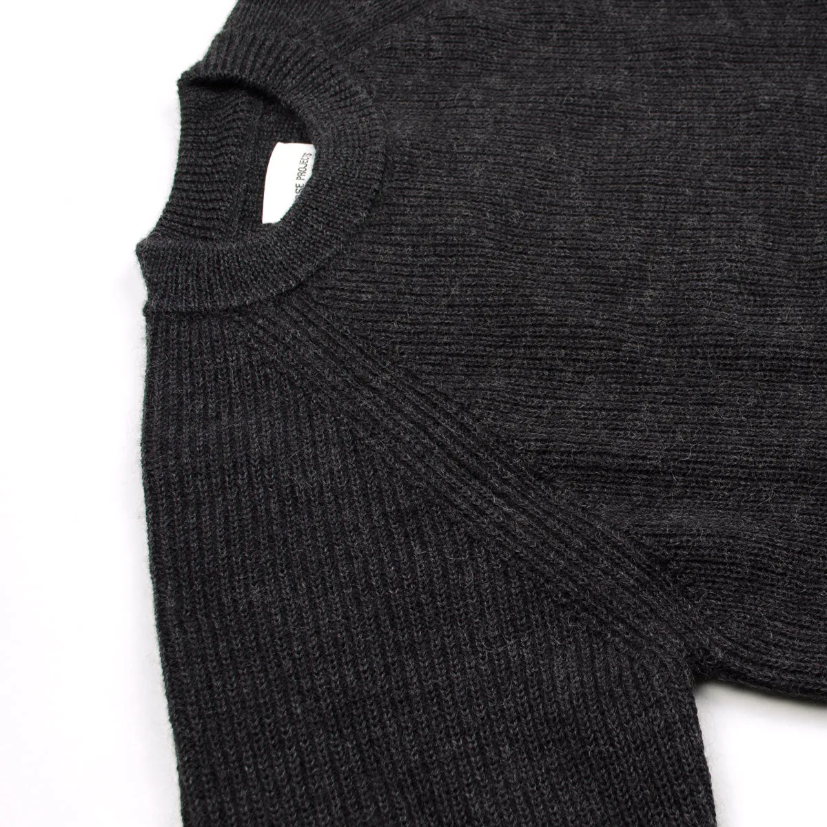 Norse Projects - Roald Cotton Wool Sweater - Charcoal Melange