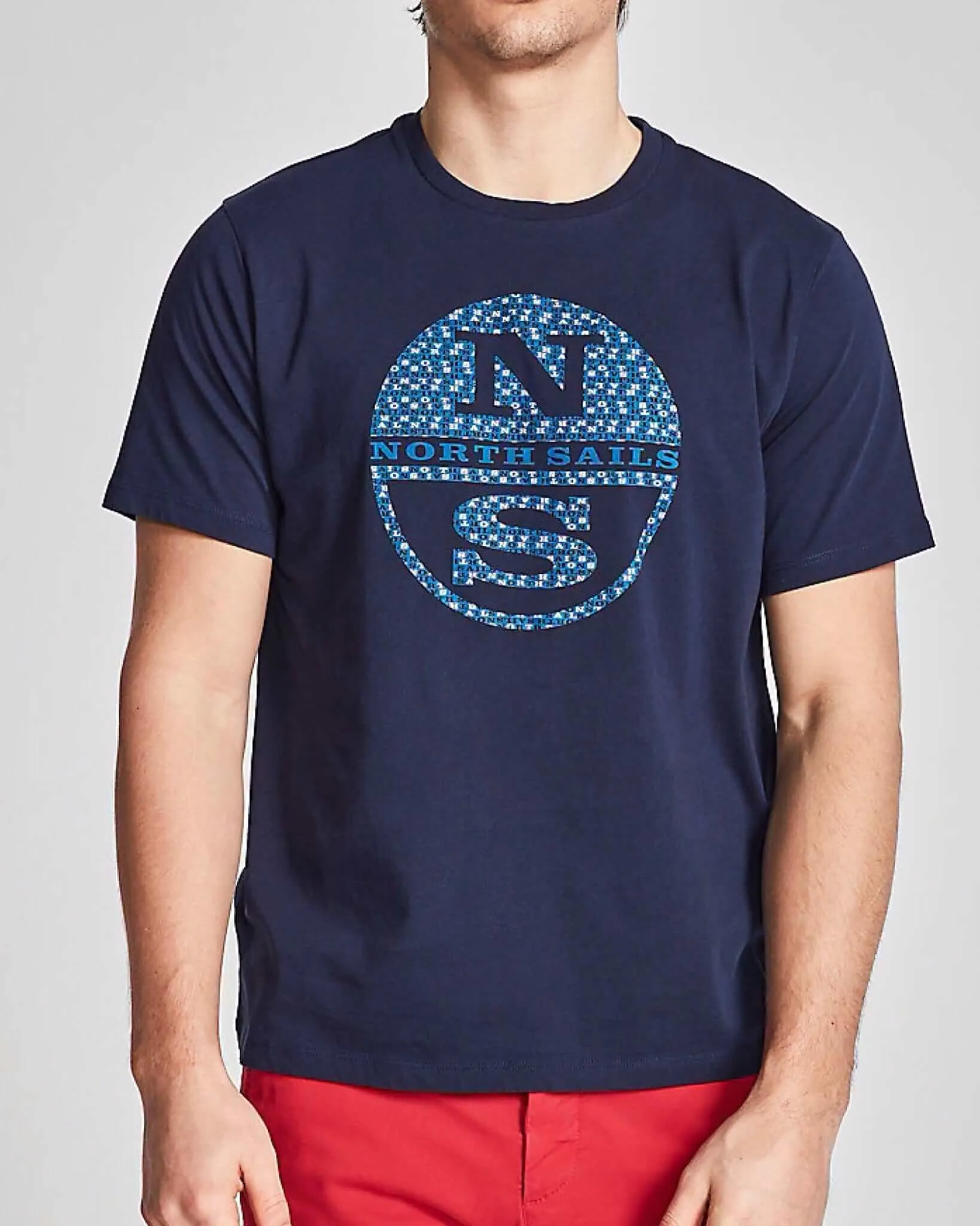 North Sails Graphic Logo T Shirt Navy