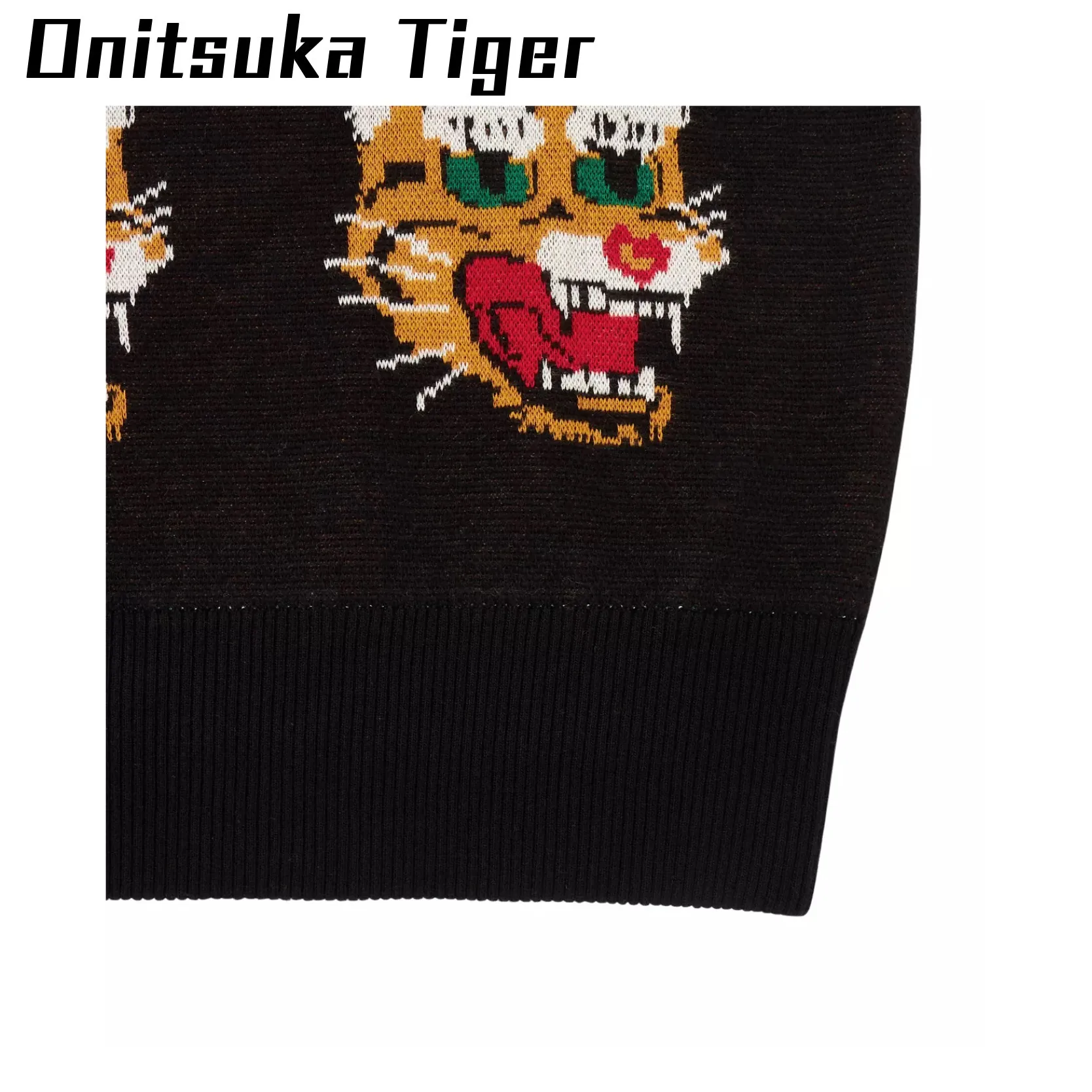 Onitsuka Tiger  |Unisex Street Style U-Neck Long Sleeves