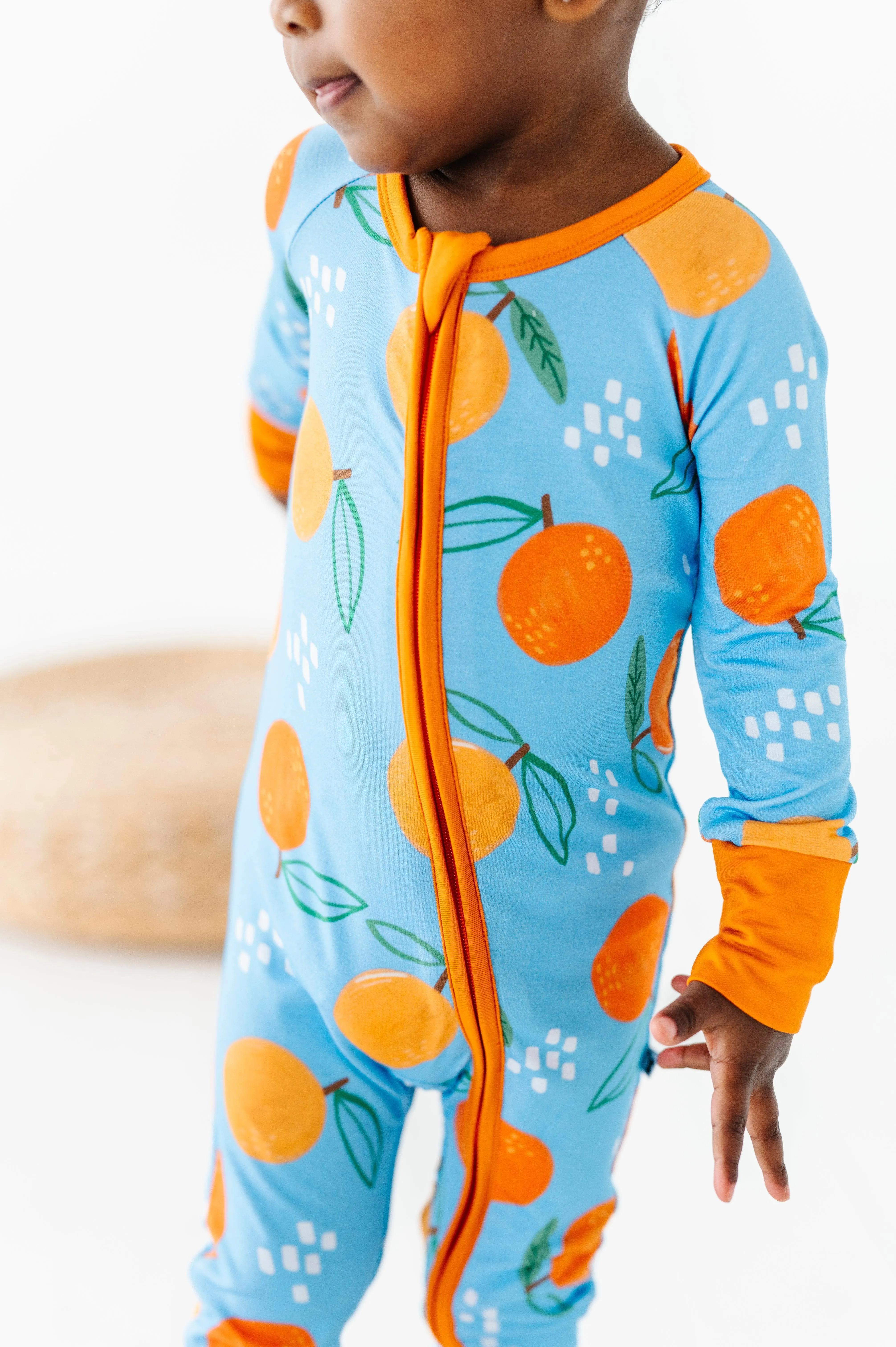 Oranges Baby Bamboo Pajamas