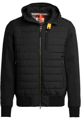 Parajumpers Hybrid Hooded Jacket Black