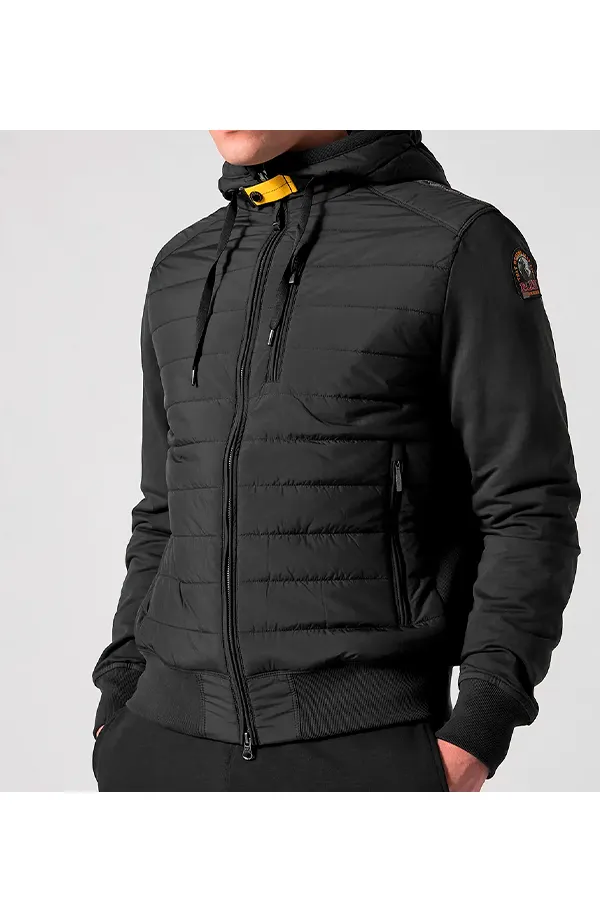 Parajumpers Hybrid Hooded Jacket Black