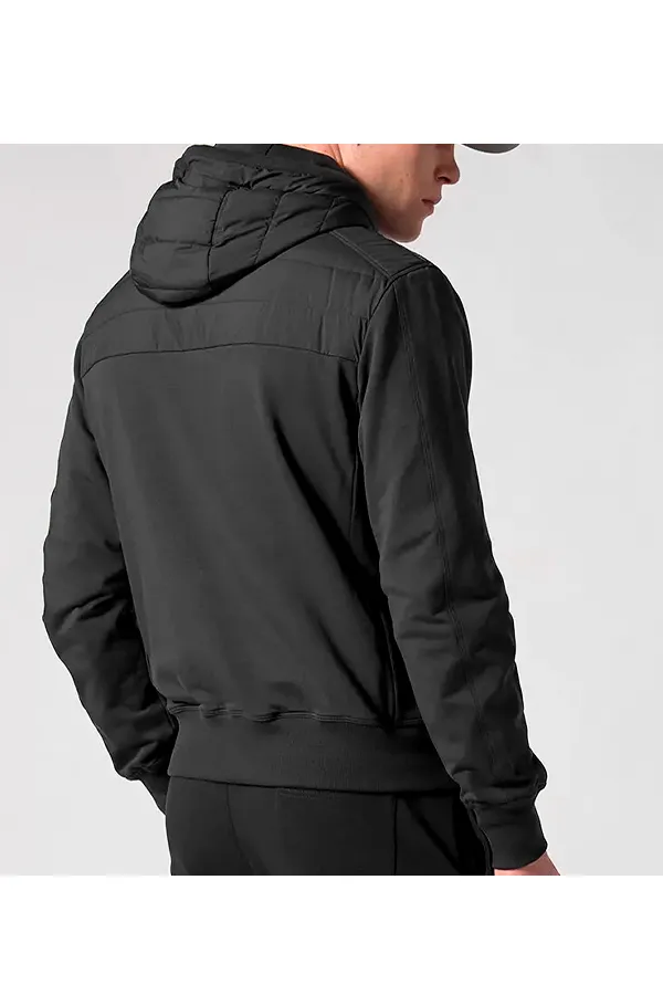 Parajumpers Hybrid Hooded Jacket Black