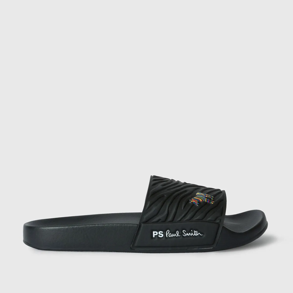 Paul Smith - Summit Zebra Logo Sliders in Black