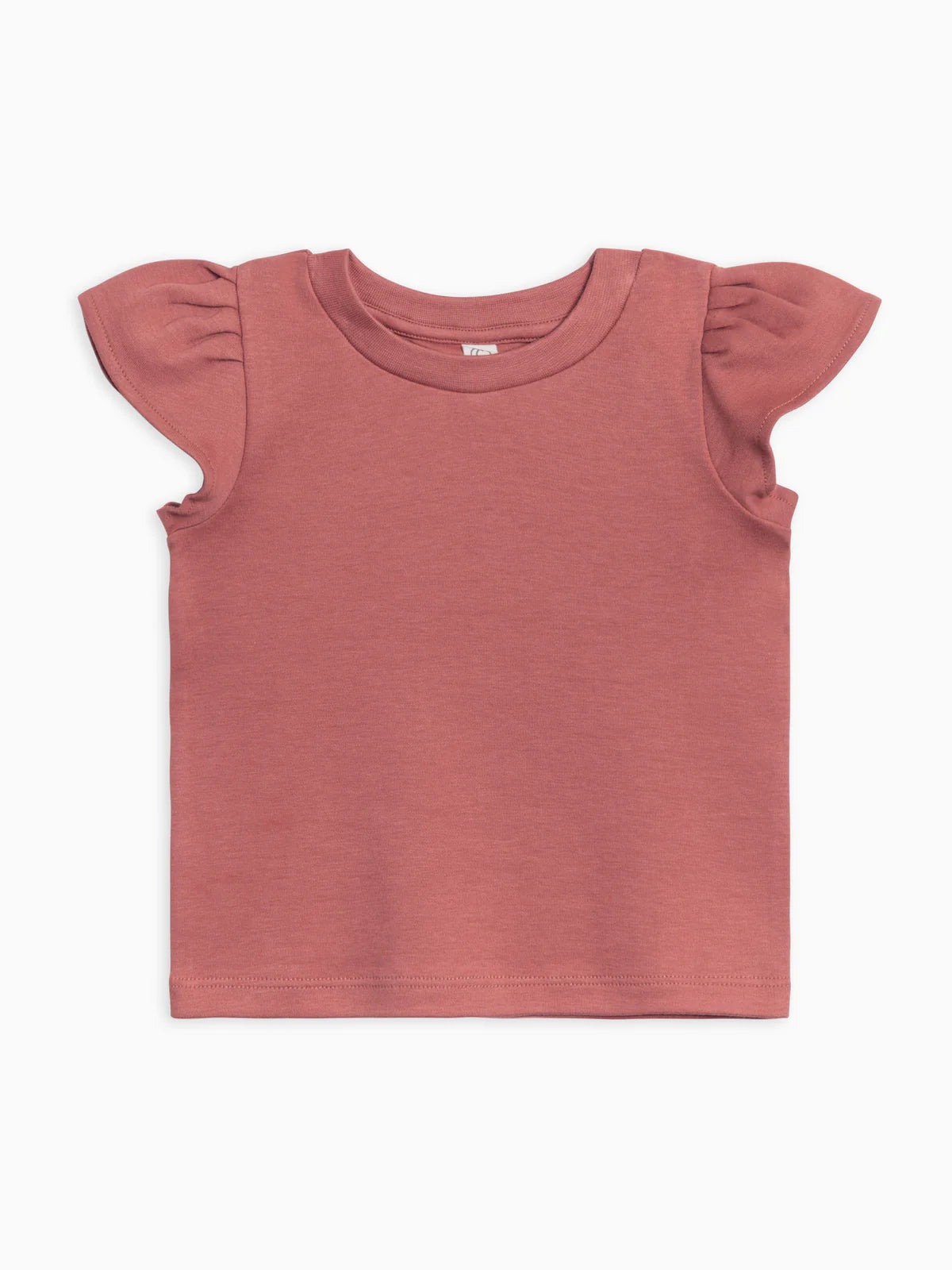 Pearl Petal Sleeve Tee - Berry